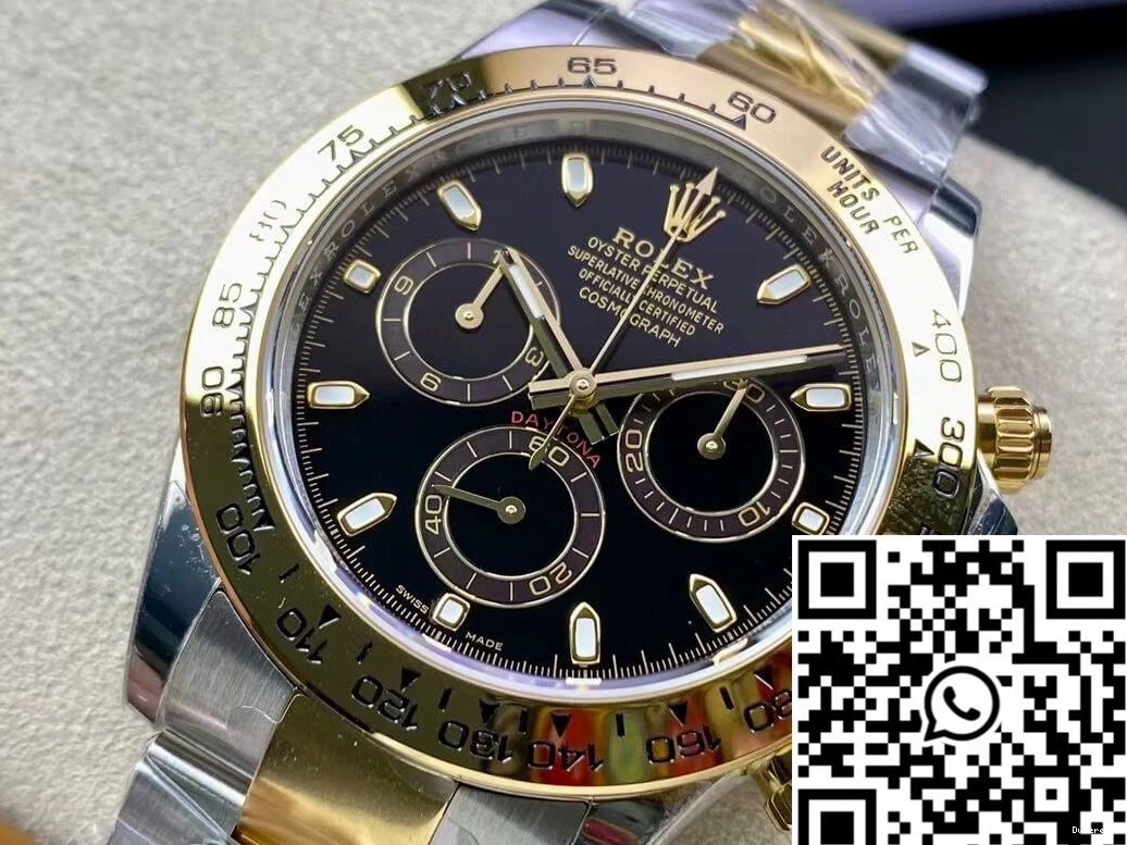 Yellow Rolex Factory Black Daytona M116503-0004 Dial BT Gold 0426
